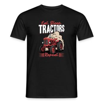 Tractor Kids Farm Lifestyle - Männer T-Shirt - Schwarz - Vorne - AI Model Male 178 light (178cm)