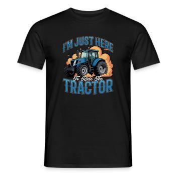 Tractor Kids Farm Lifestyle - Männer T-Shirt - Schwarz - Vorne - AI Model Male 178 light (178cm)