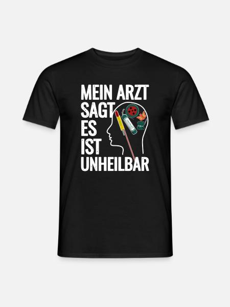 Fireworks in the head - Men's T-Shirt - black