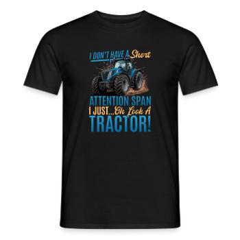 Tractor Kids Farm Lifestyle - Männer T-Shirt - Schwarz - Vorne - AI Model Male 178 light (178cm)