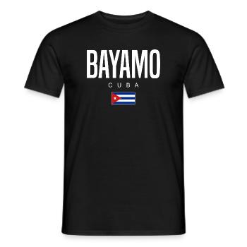 Bayamo Cuba Cubains - T-shirt homme - noir - Devant - AI Model Male 178 light (178cm)