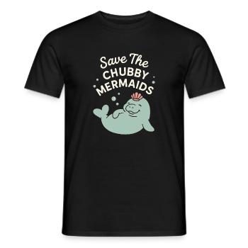 Manatee-enthusiast See-rind-liebhaber Salatliebe - Männer T-Shirt - Schwarz - Vorne - AI Model Male 178 light (178cm)