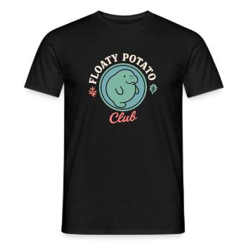 Manatee-enthusiast See-rind-liebhaber Salatliebe - Männer T-Shirt - Schwarz - Vorne - AI Model Male 178 light (178cm)