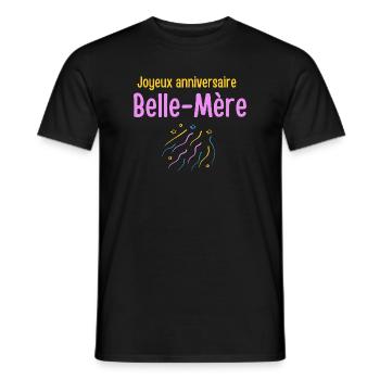 Mother-in-law's Birthday Party - Men's T-Shirt - black - Front - AI Model Male 178 light (178cm)