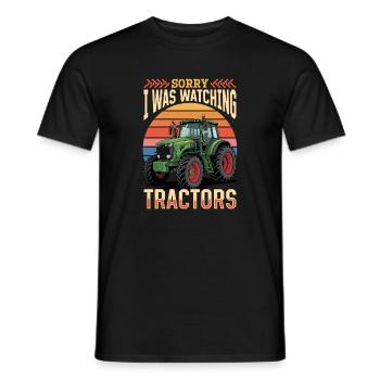 Tracteur Enfants Ferme Mode de vie - T-shirt homme - noir - Devant - AI Model Male 178 light (178cm)