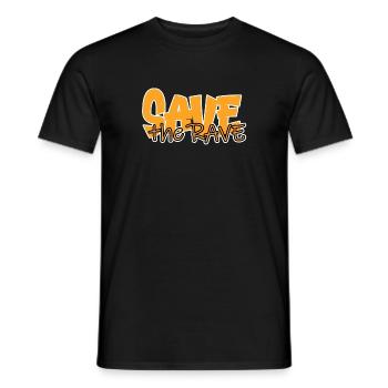 Sauvez la rave - T-shirt homme - noir - Devant - AI Model Male 178 light (178cm)