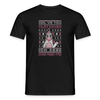 Weihnachten Merry Christmas Weihnachtsoutfit  - Männer T-Shirt - Schwarz - Vorne - AI Model Male 178 light (178cm)