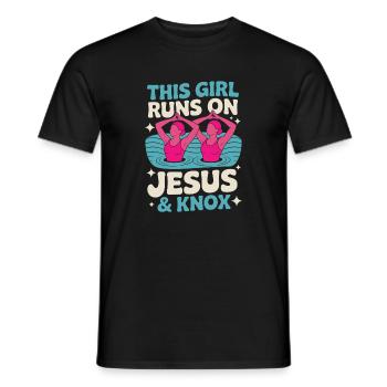 Synchronschwimmen Kunstschwimmen Wassersport - Männer T-Shirt - Schwarz - Vorne - AI Model Male 178 light (178cm)
