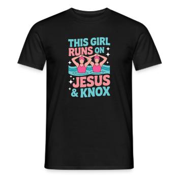 Natation synchronisée Natation artistique Sports nautiques - T-shirt homme - noir - Devant - AI Model Male 178 light (178cm)
