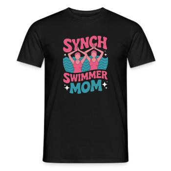 Synchronschwimmen Kunstschwimmen Wassersport - Männer T-Shirt - Schwarz - Vorne - AI Model Male 178 light (178cm)