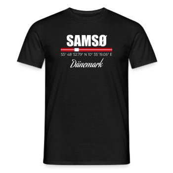 Samso - T-shirt homme - noir - Devant - AI Model Male 178 light (178cm)