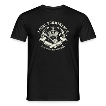Roi du quartier - T-shirt homme - noir - Devant - AI Model Male 178 light (178cm)