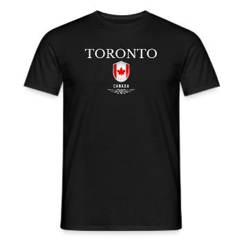 Toronto Kanada, Souvenir Toronto - Männer T-Shirt - Schwarz - Vorne - AI Model Male 178 light (178cm)