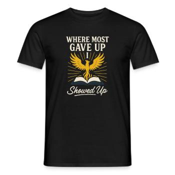 Personnel pour l'enseignant en éducation alternative Deuxième - T-shirt homme - noir - Devant - AI Model Male 178 light (178cm)
