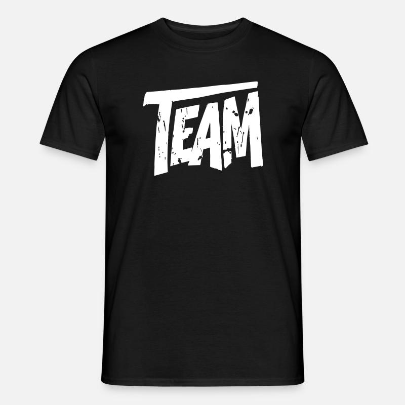 Team Graffiti - Männer T-Shirt - Schwarz