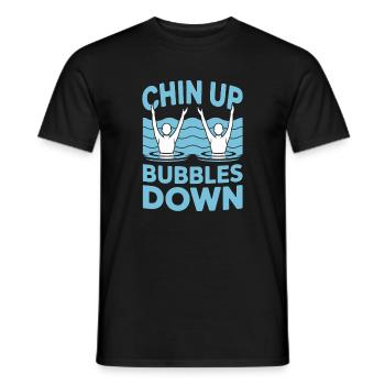 Synchronschwimmen Kunstschwimmen Wassersport - Männer T-Shirt - Schwarz - Vorne - AI Model Male 178 light (178cm)