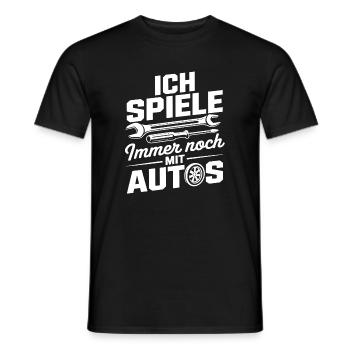 Drôle de dicton pour les mécaniciens - T-shirt homme - noir - Devant - AI Model Male 178 light (178cm)
