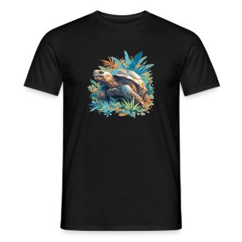 Tortoises Tortoise - Men's T-Shirt - black - Front - AI Model Male 178 light (178cm)