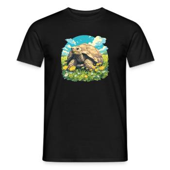Tortoises Tortoise - Men's T-Shirt - black - Front - AI Model Male 178 light (178cm)