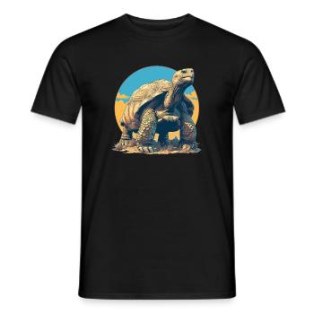 Tortues Tortue - T-shirt homme - noir - Devant - AI Model Male 178 light (178cm)