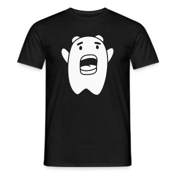 Nerd Schrei – Geek Humor & Physik - Männer T-Shirt - Schwarz - Vorne - AI Model Male 178 light (178cm)