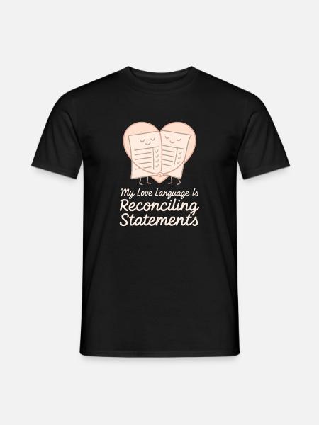 Regnskabsstuderende cpa i træning excel vittigheder - Mænd T-shirt - sort