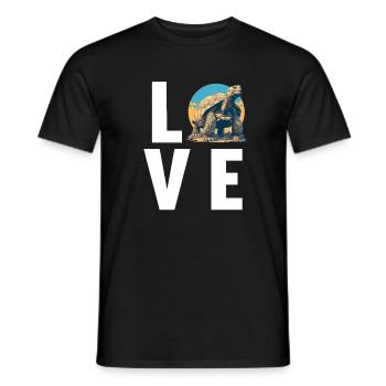 Tortues Tortue - T-shirt homme - noir - Devant - AI Model Male 178 light (178cm)