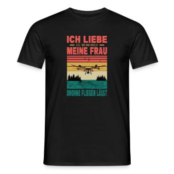 Accessoires de pilote de drone Drone Pilote de drone Cadeau - T-shirt homme - noir - Devant - AI Model Male 178 light (178cm)