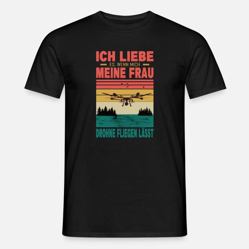 Drone Pilot Accessories Drone Pilot Drone Gift - Men's T-Shirt - black