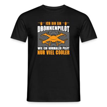 Accessoires de pilote de drone Drone Pilote de drone Cadeau - T-shirt homme - noir - Devant - AI Model Male 178 light (178cm)