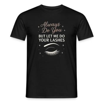 La vie est meilleure avec un oiseau - T-shirt homme - noir - Devant - AI Model Male 178 light (178cm)