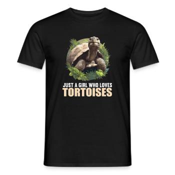 Tortoises Tortoise - Men's T-Shirt - black - Front - AI Model Male 178 light (178cm)