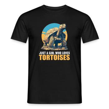 Tortoises Tortoise - Men's T-Shirt - black - Front - AI Model Male 178 light (178cm)