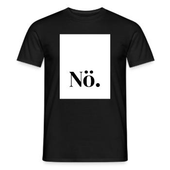 Conception Nö._Minimalistisches - T-shirt homme - noir - Devant - AI Model Male 178 light (178cm)