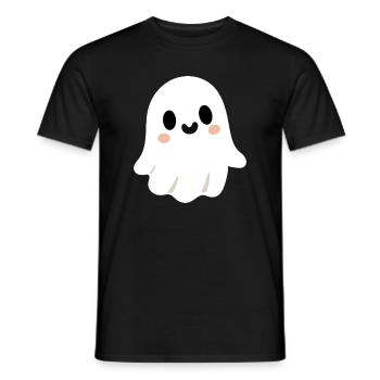 Niedlicher Geist - Männer T-Shirt - Schwarz - Vorne - AI Model Male 178 light (178cm)