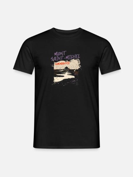 Mont Saint-Michel Normandy - Men's T-Shirt - black