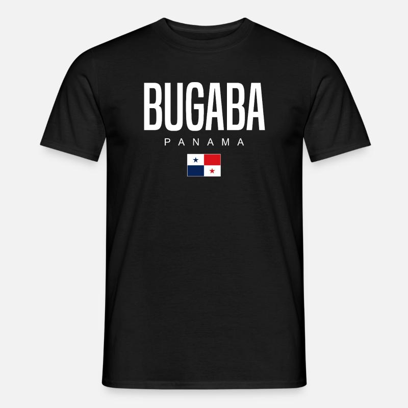Bugaba Panama Panamaer - Männer T-Shirt - Schwarz