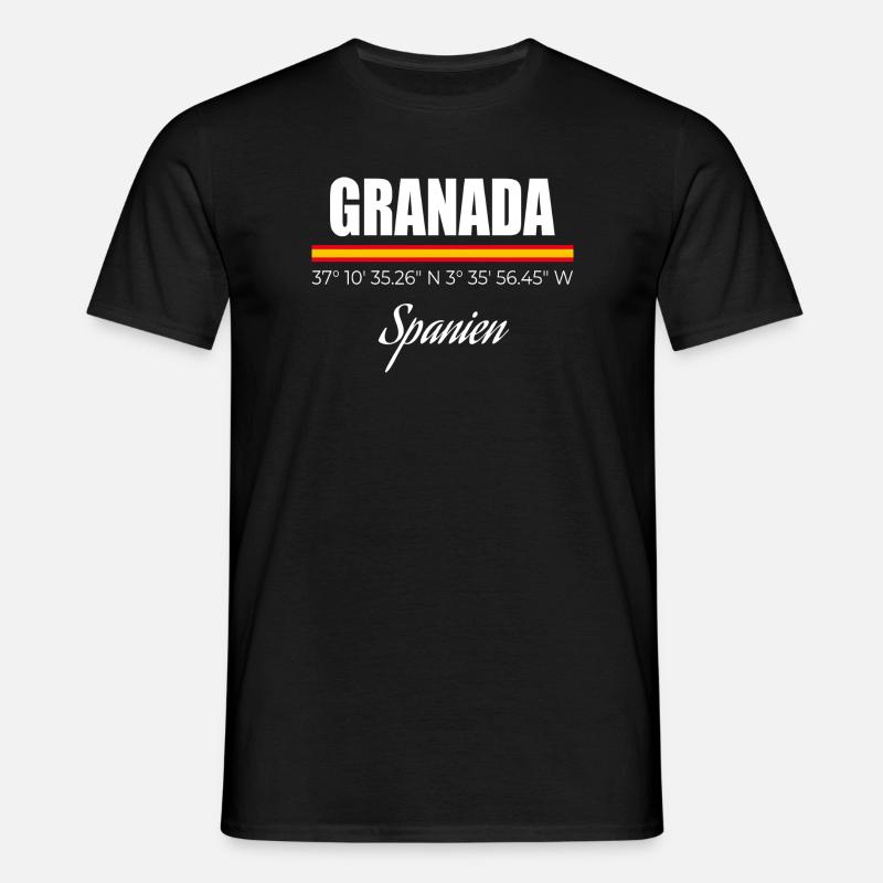 Granada - Männer T-Shirt - Schwarz