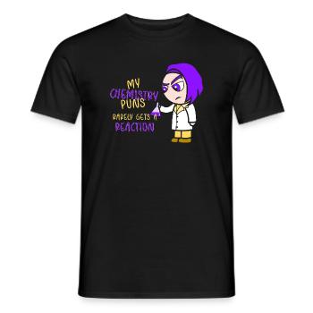 Chimie Chimiste Professeur de chimie Drôle de science - T-shirt homme - noir - Devant - AI Model Male 178 light (178cm)