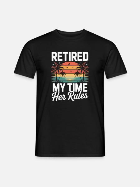Retraité Drôle Dire Retraite - T-shirt homme - noir