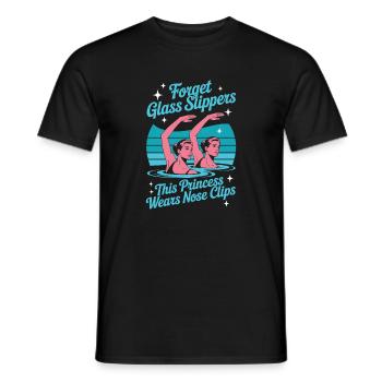 Synchronschwimmen Kunstschwimmen Wassersport - Männer T-Shirt - Schwarz - Vorne - AI Model Male 178 light (178cm)