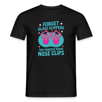 Natation synchronisée Natation artistique Sports nautiques - T-shirt homme - noir - Devant - AI Model Male 178 light (178cm)
