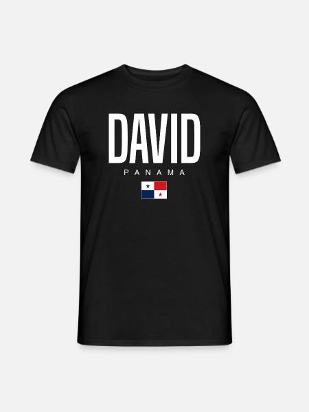 David Panama Panamaer - Männer T-Shirt - Schwarz