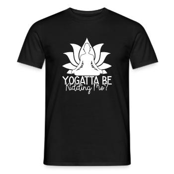 Pilates Yogatta Je me moque Pilates - T-shirt homme - noir - Devant - AI Model Male 178 light (178cm)
