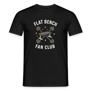 Développé couché Mememe Discover Me Bro Gym - T-shirt homme - noir - Devant - AI Model Male 178 light (178cm)