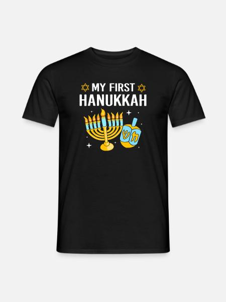 Hanoukka Hanoukka Hanoukka - T-shirt homme - noir