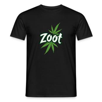 Zoot Cannabis Leaf 420 Stoner Graphique - T-shirt homme - noir - Devant - AI Model Male 178 light (178cm)