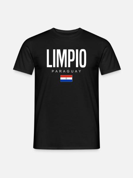 Limpio Paraguay Paraguayer - Männer T-Shirt - Schwarz