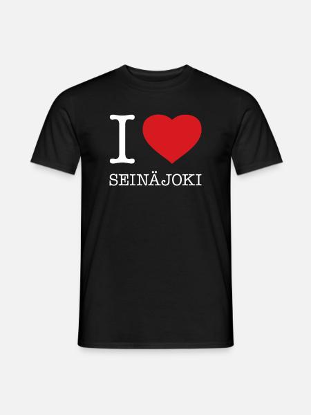 j’adore Seinäjoki - T-shirt homme - noir