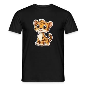 Lion - Men's T-Shirt - black - Front - AI Model Male 178 light (178cm)